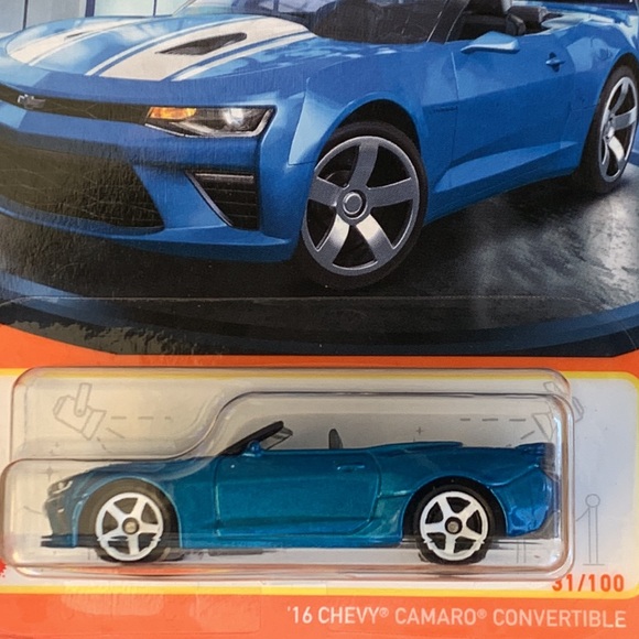 2016 Chevy Camaro Convertible Matchbox Car Chevrolet MB31 2024 New - Picture 6 of 7